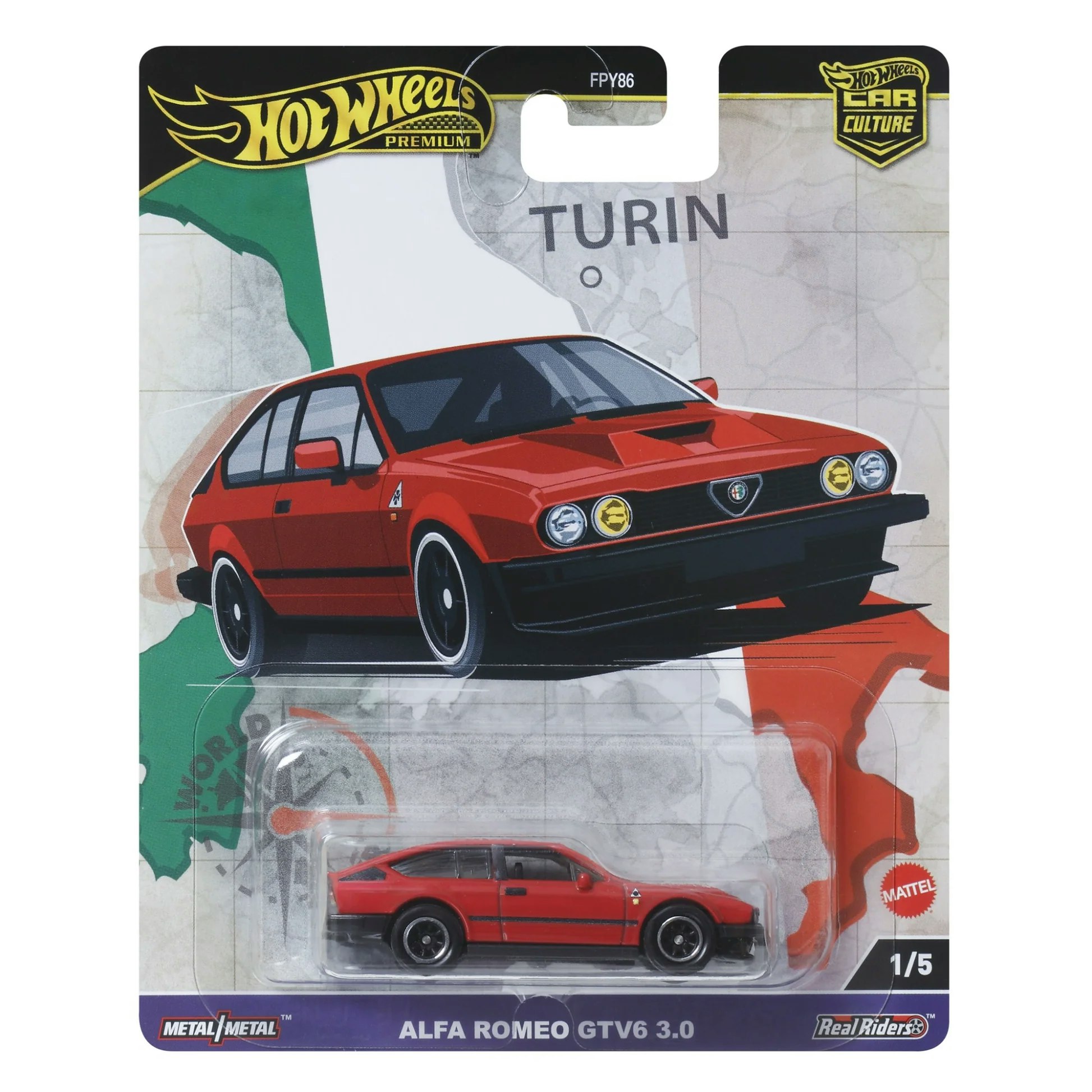 Car Culture Legends Alfa Romeo GTV6 3,0 Rød 1/5