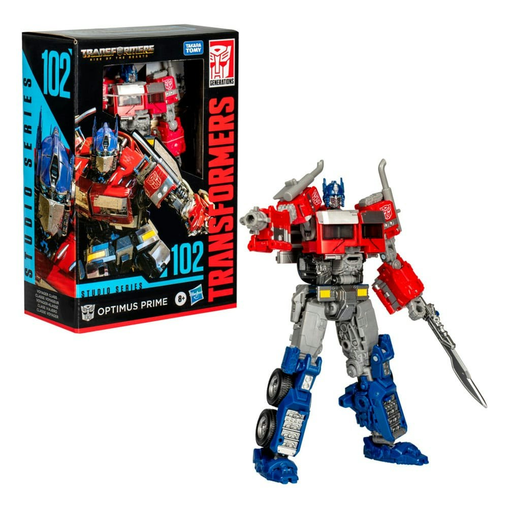 Reservasjon Transformers: Rise of the Beasts Generations Studio Series Voyager Class Action Figure Optimus Prime 17 cm (Totalpris 549,-)