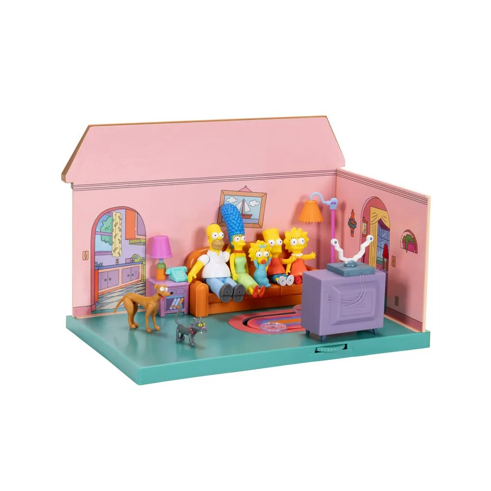 The Simpsons 6 cm Living Room Diorama