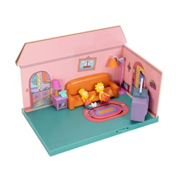 The Simpsons 6 cm Living Room Diorama
