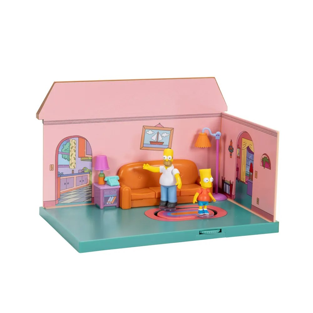 The Simpsons 6 cm Living Room Diorama