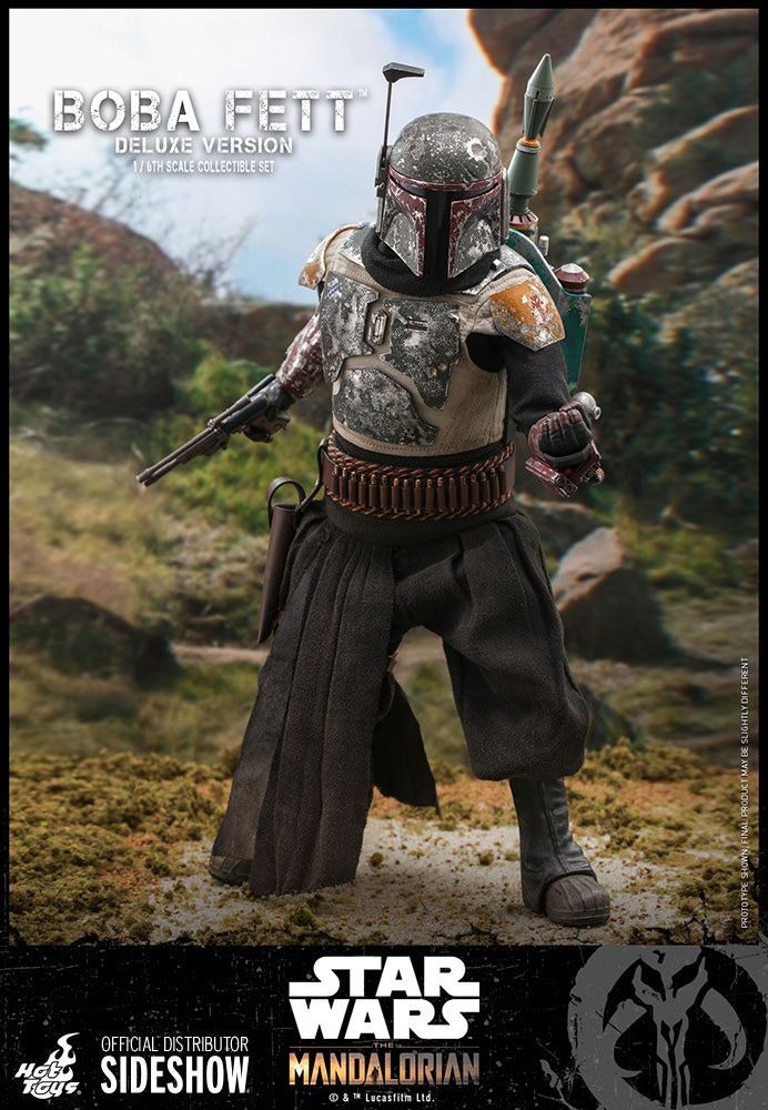 Star Wars Action Figure 2-Pack 1/6 Boba Fett Deluxe (The Mandalorian) 30 cm Hot Toys