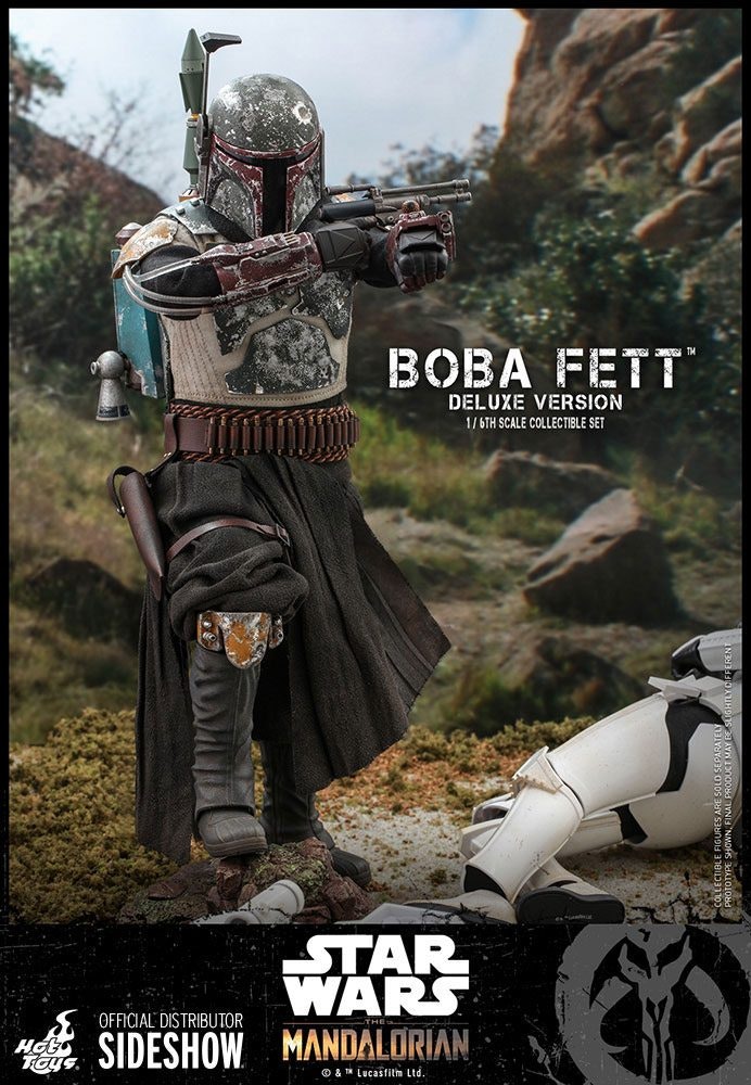Star Wars Action Figure 2-Pack 1/6 Boba Fett Deluxe (The Mandalorian) 30 cm Hot Toys