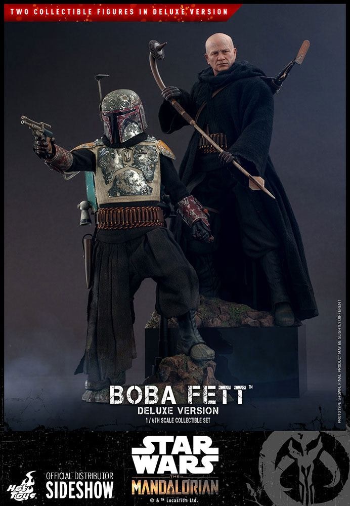 Star Wars Action Figure 2-Pack 1/6 Boba Fett Deluxe (The Mandalorian) 30 cm Hot Toys