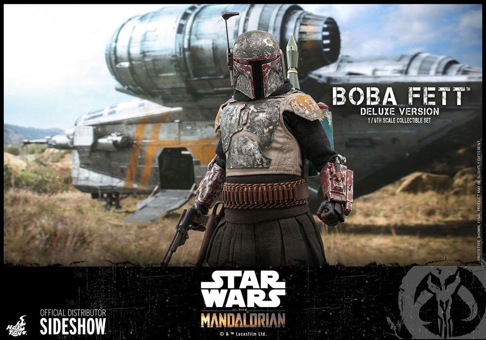 Star Wars Action Figure 2-Pack 1/6 Boba Fett Deluxe (The Mandalorian) 30 cm Hot Toys