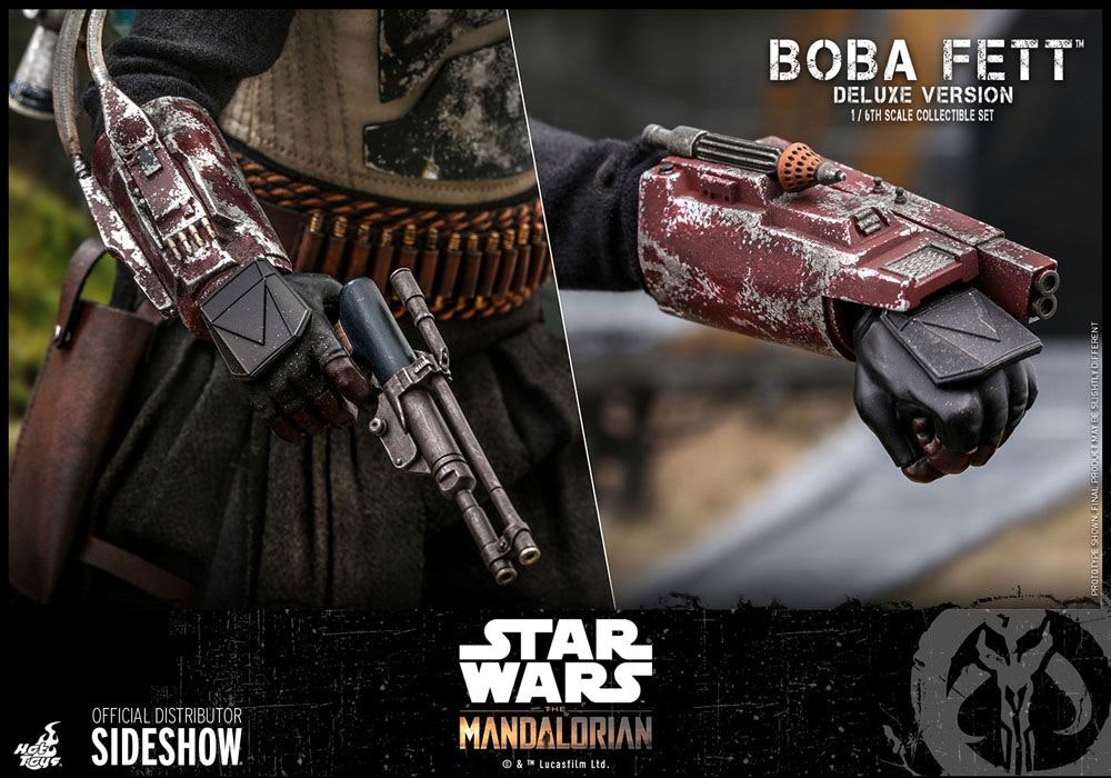 Star Wars Action Figure 2-Pack 1/6 Boba Fett Deluxe (The Mandalorian) 30 cm Hot Toys