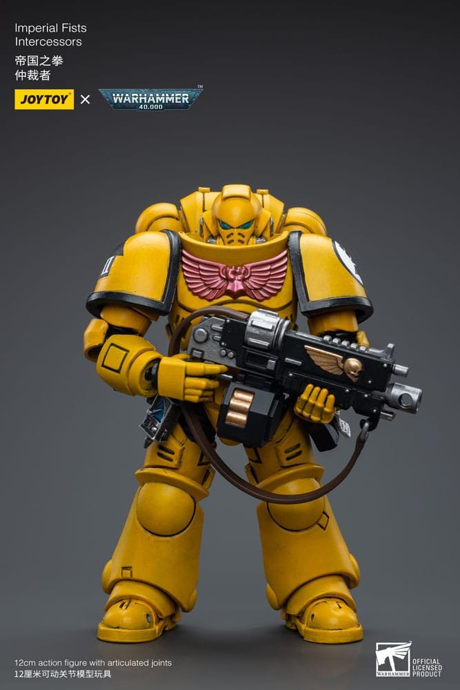 Warhammer 40k Action Figure 1/18 Imperial Fists Intercessors 12 cm (Totalpris 389,-)
