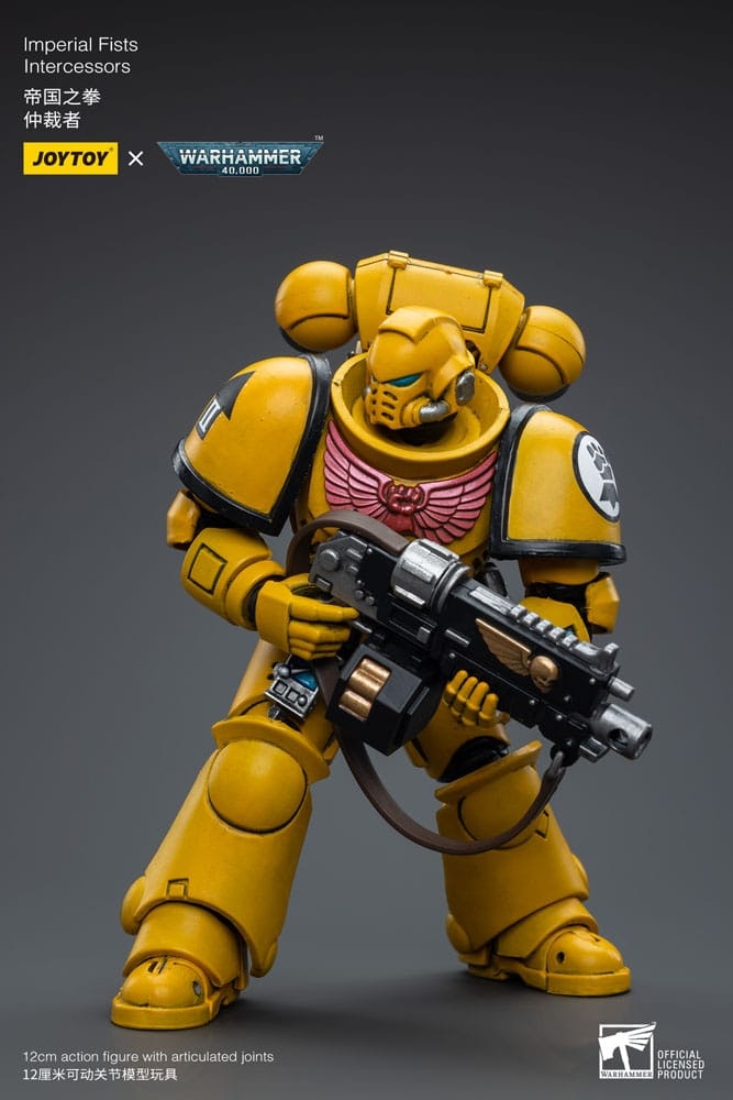 Warhammer 40k Action Figure 1/18 Imperial Fists Intercessors 12 cm (Totalpris 389,-)