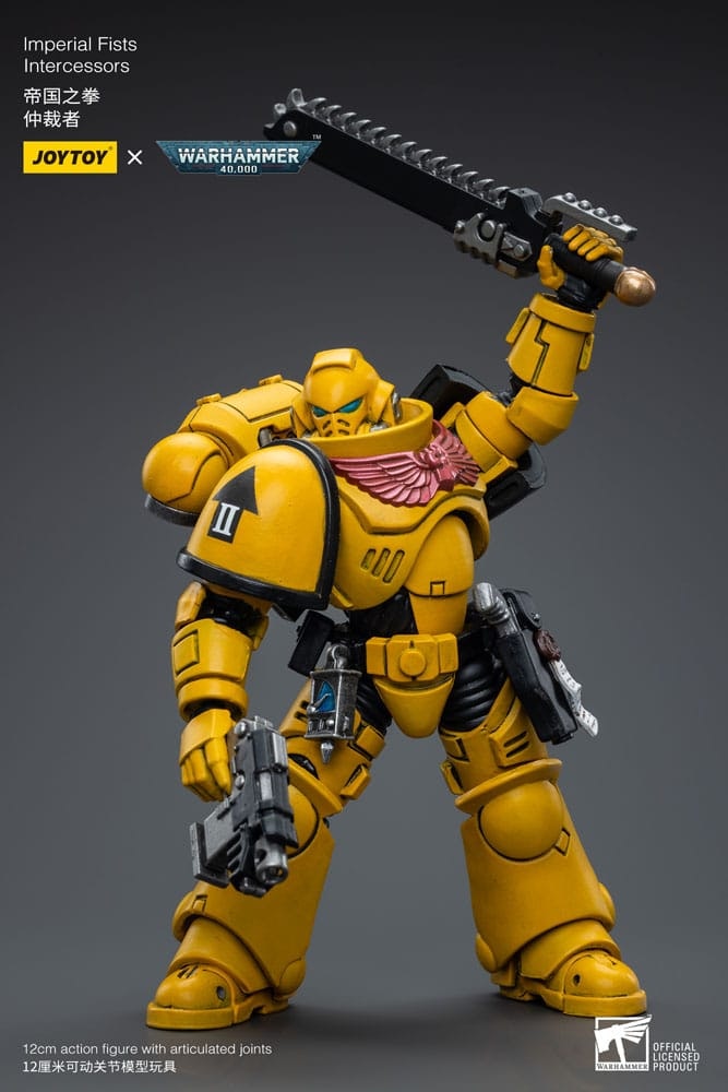 Warhammer 40k Action Figure 1/18 Imperial Fists Intercessors 12 cm (Totalpris 389,-)