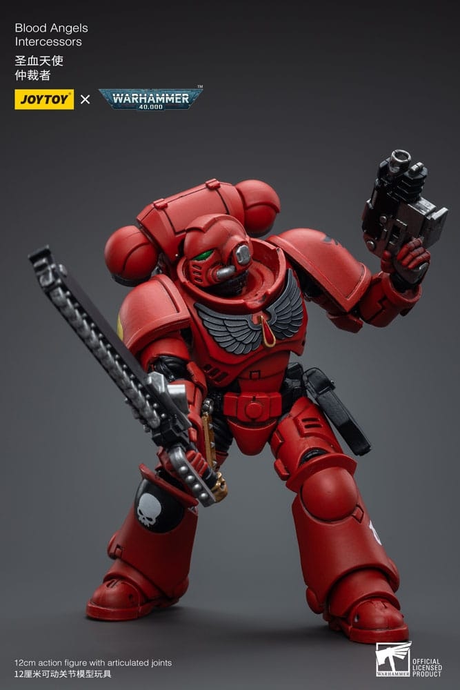 Warhammer 40k Action Figure 1/18 Blood Angels Intercessors 12 cm (Totalpris 389,-)