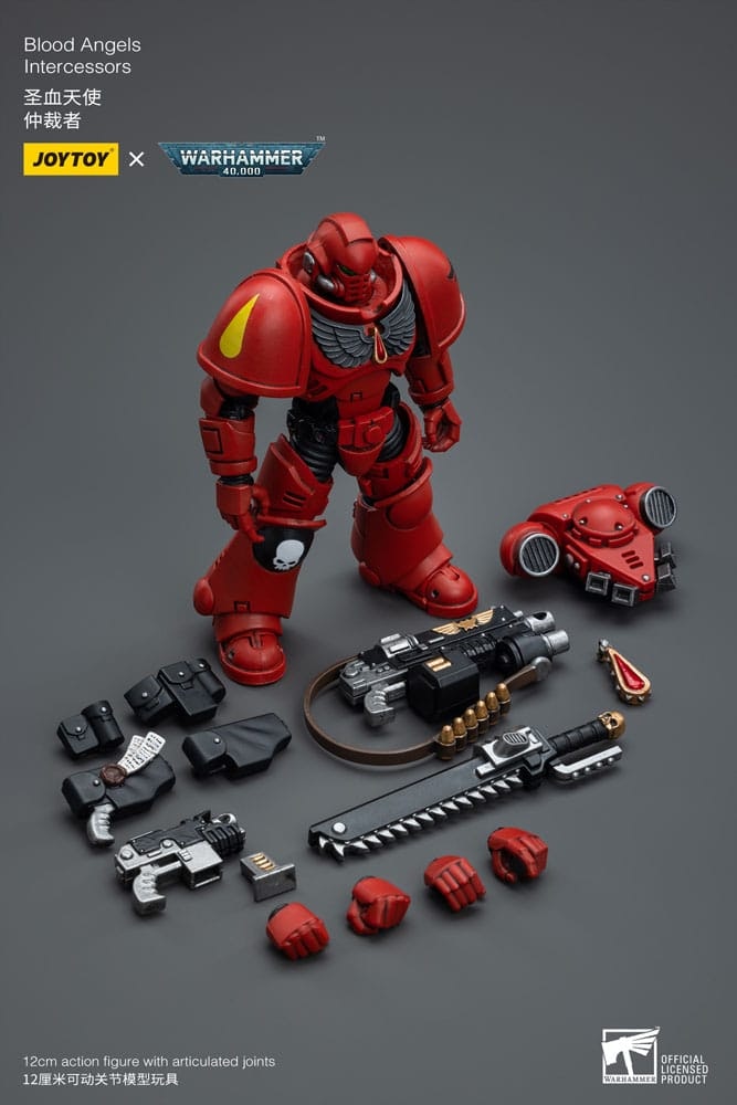 Warhammer 40k Action Figure 1/18 Blood Angels Intercessors 12 cm (Totalpris 389,-)