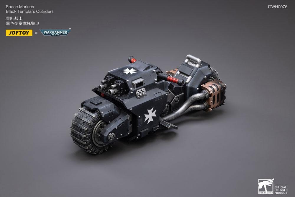 Warhammer 40k Vehicle 1/18 Black Templars Outrider Bike 22 cm (Totalpris 529,-)