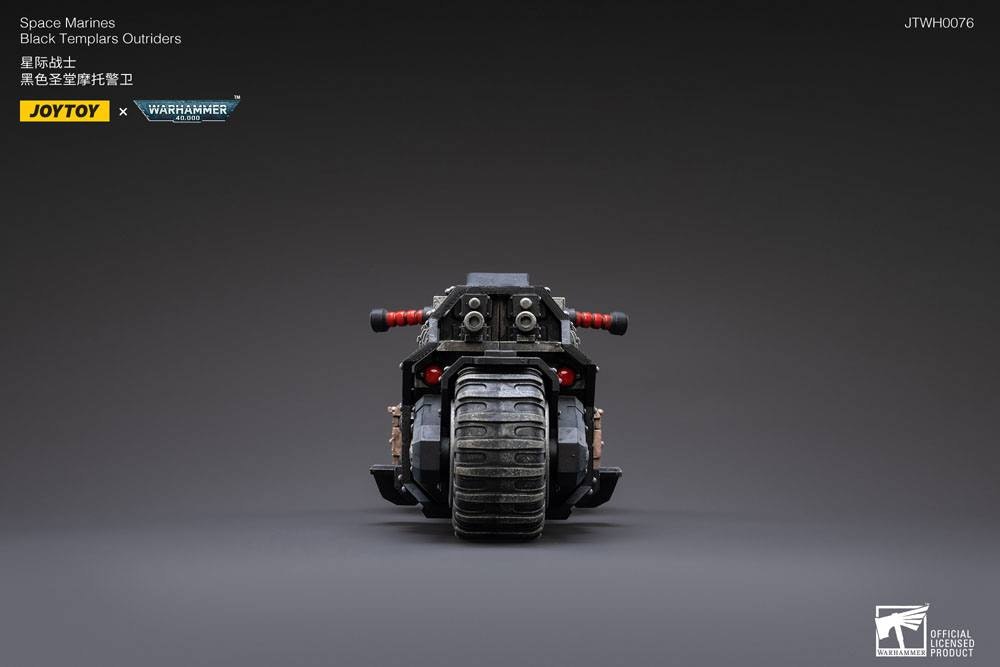 Warhammer 40k Vehicle 1/18 Black Templars Outrider Bike 22 cm (Totalpris 529,-)