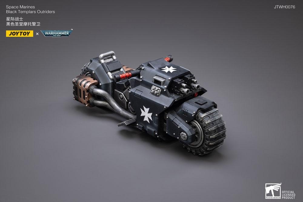 Warhammer 40k Vehicle 1/18 Black Templars Outrider Bike 22 cm (Totalpris 529,-)