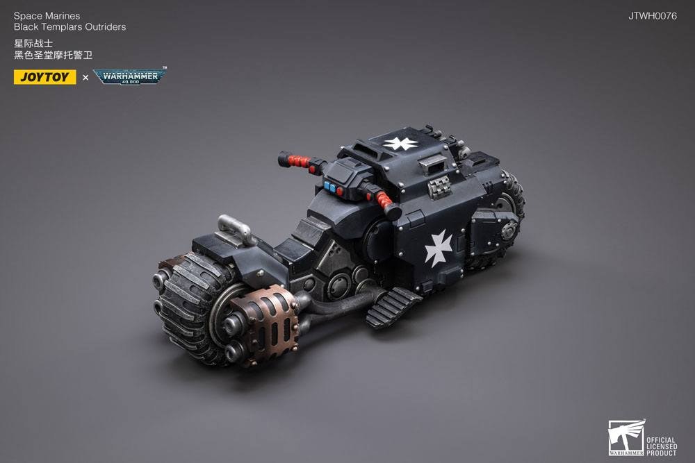 Warhammer 40k Vehicle 1/18 Black Templars Outrider Bike 22 cm (Totalpris 529,-)