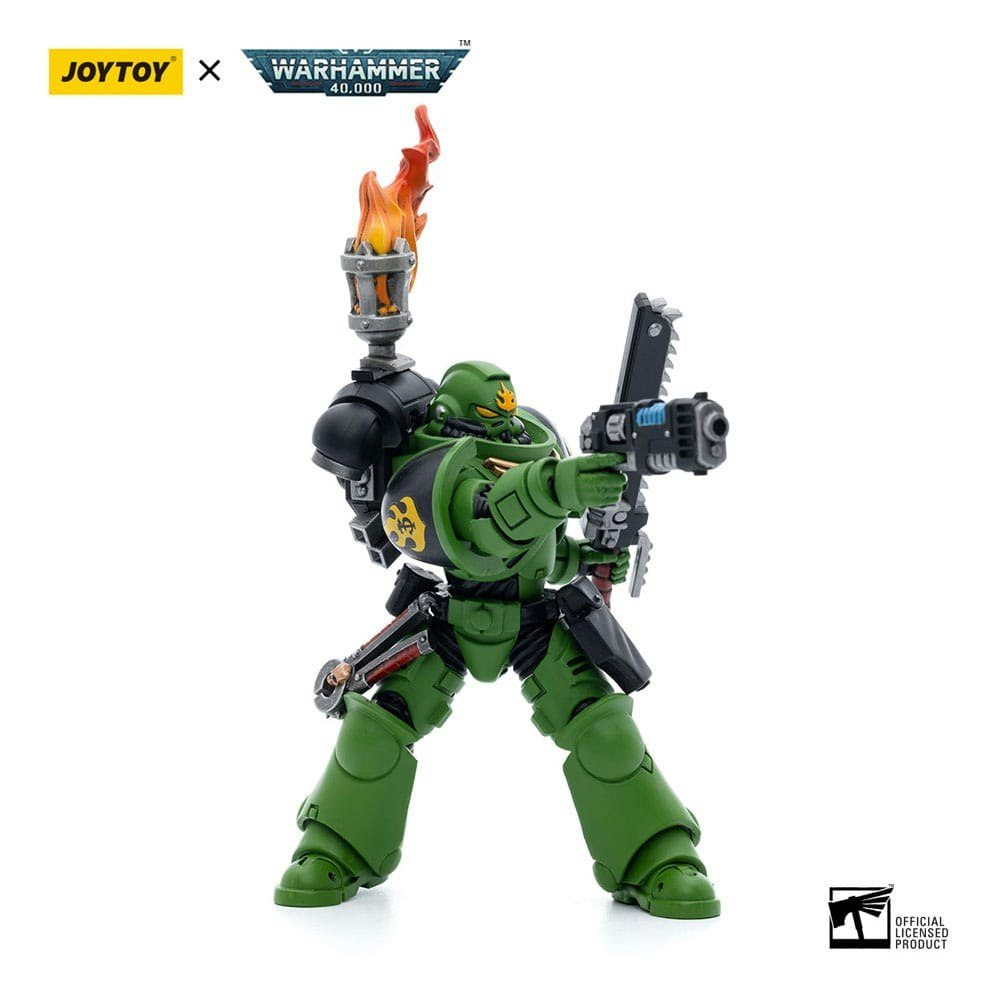 Warhammer 40k Action Figure 1/18 Salamanders Intercessors Sergeant Tsek'gan 12 cm (Totalpris 479,-)