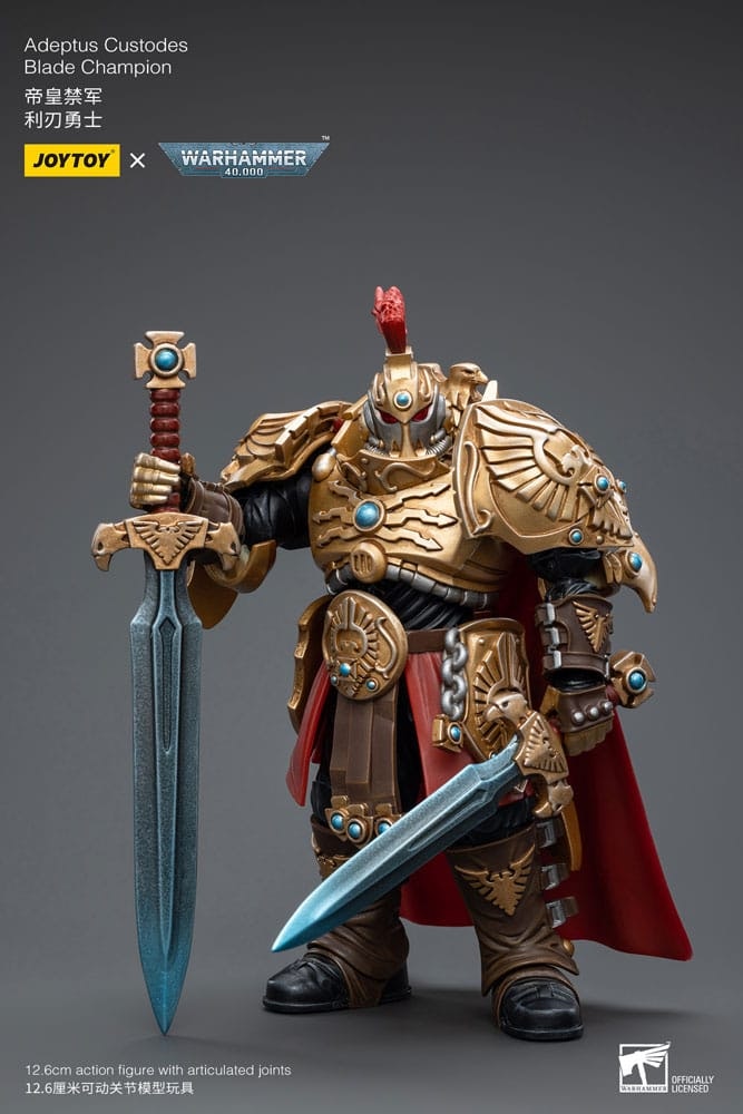 Warhammer 40k Action Figure 1/18 Adeptus Custodes Blade Champion 12 cm (Totalpris 729,-)