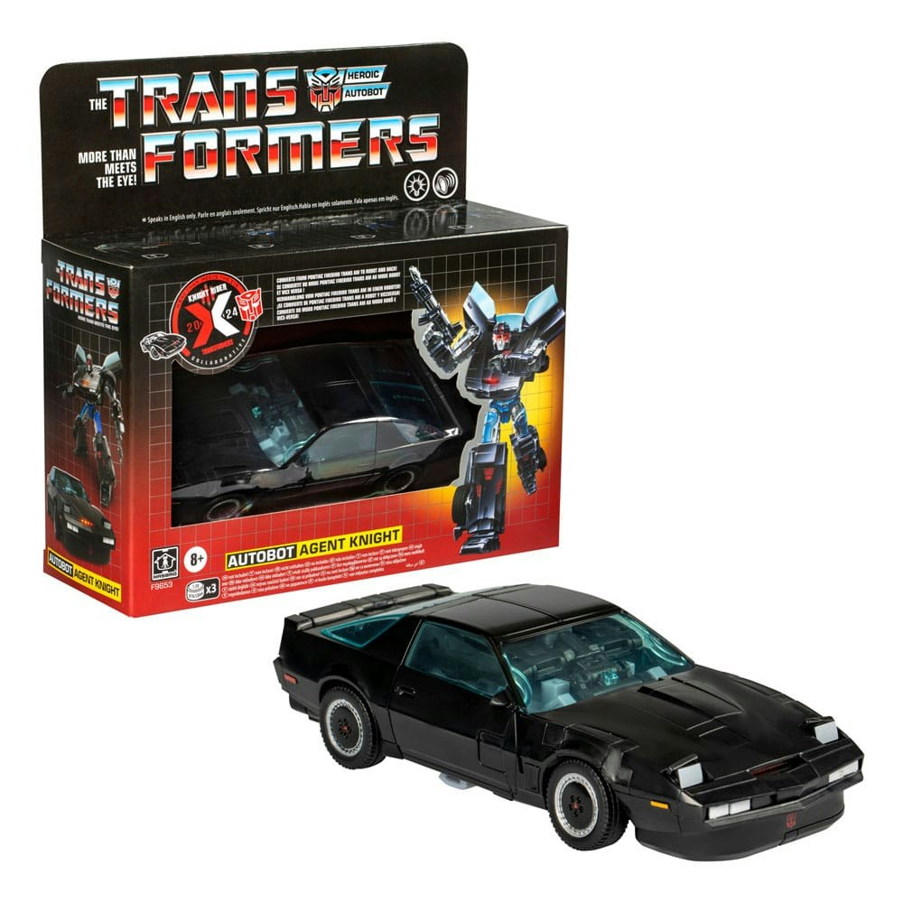 Transformers x Knight Rider Action Figure Autobot Agent Knight 16 cm (med lys og lyd)