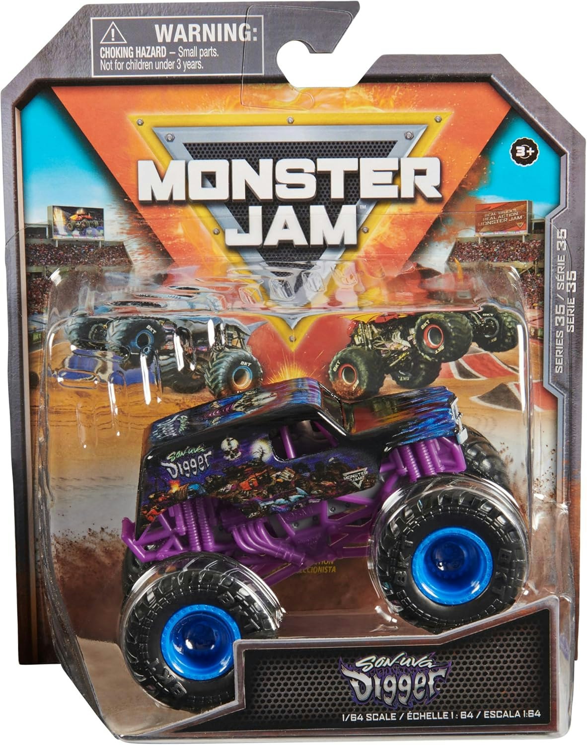Monster Jam 1:64 Single Pack Son Uva Digger