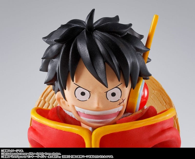 One Piece S.H.Figuarts Action Figure Monkey D. Luffy Future Island Egghead 15 cm (totalpris 495)