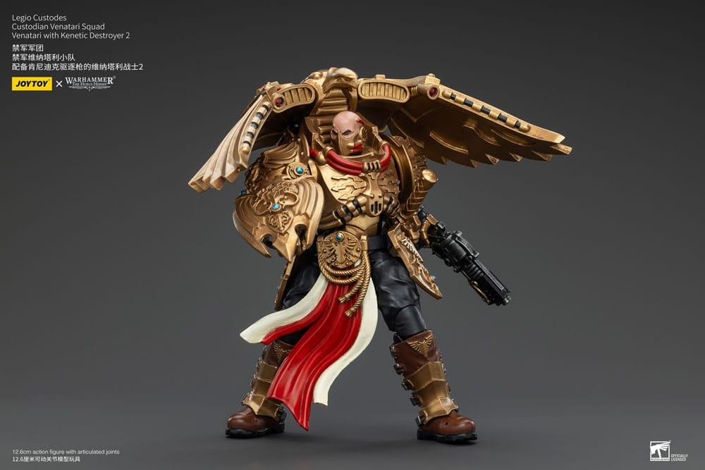 Warhammer The Horus Heresy Action Figure 1/18 Legio Custodes Custodian Venatari Squad Venatari with Kenetic Destroyer 2 13 cm (Totalpris 898,-)