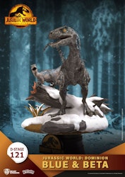 Jurassic World D-Stage PVC Diorama Blue & Beta 13 cm (Totalpris 449,-)