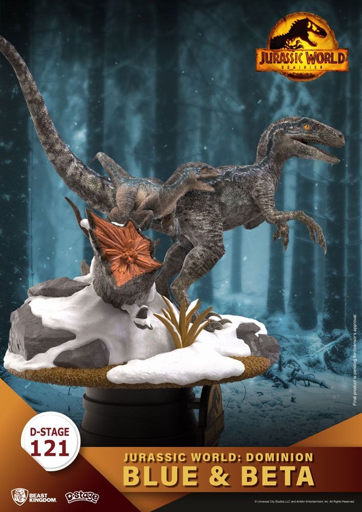 Jurassic World D-Stage PVC Diorama Blue & Beta 13 cm (Totalpris 449,-)