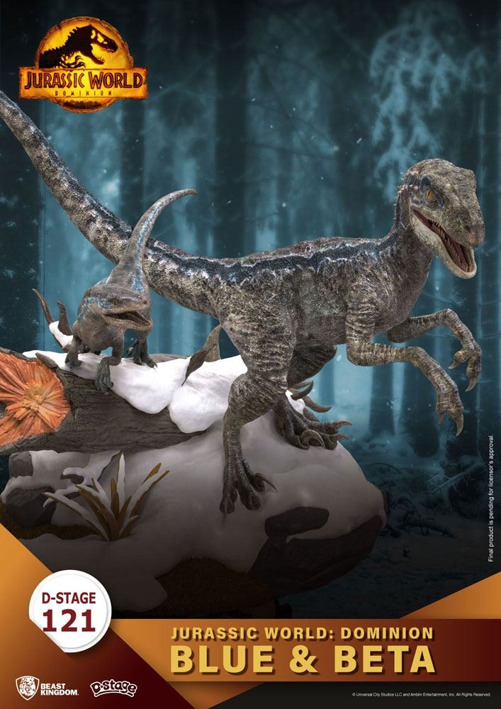 Jurassic World D-Stage PVC Diorama Blue & Beta 13 cm (Totalpris 449,-)
