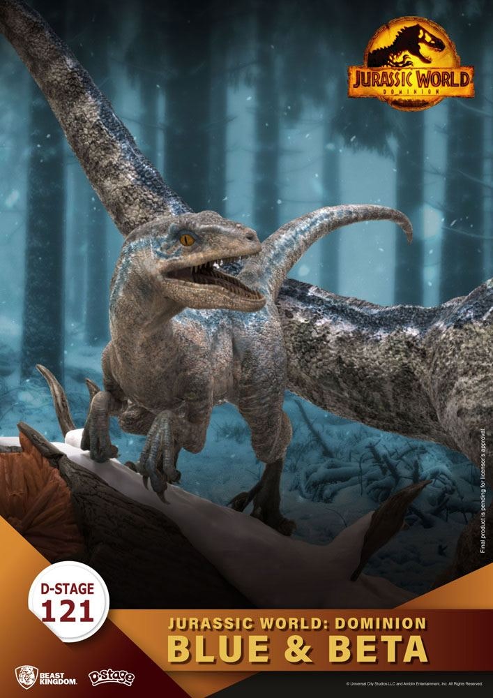 Jurassic World D-Stage PVC Diorama Blue & Beta 13 cm (Totalpris 449,-)