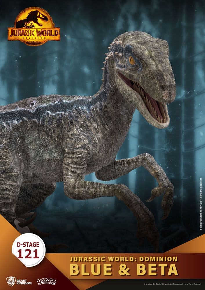 Jurassic World D-Stage PVC Diorama Blue & Beta 13 cm (Totalpris 449,-)