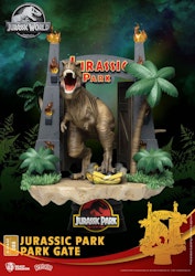 Jurassic World D-Stage PVC Diorama Park Gate 13 cm (Totalpris 449,-)