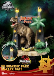 Jurassic World D-Stage PVC Diorama Park Gate 13 cm (Totalpris 449,-)