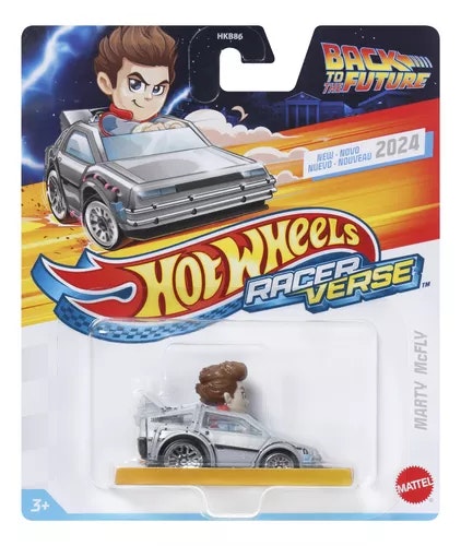 Hot Wheels Racer Verse : Marty McFly (Back to the future)