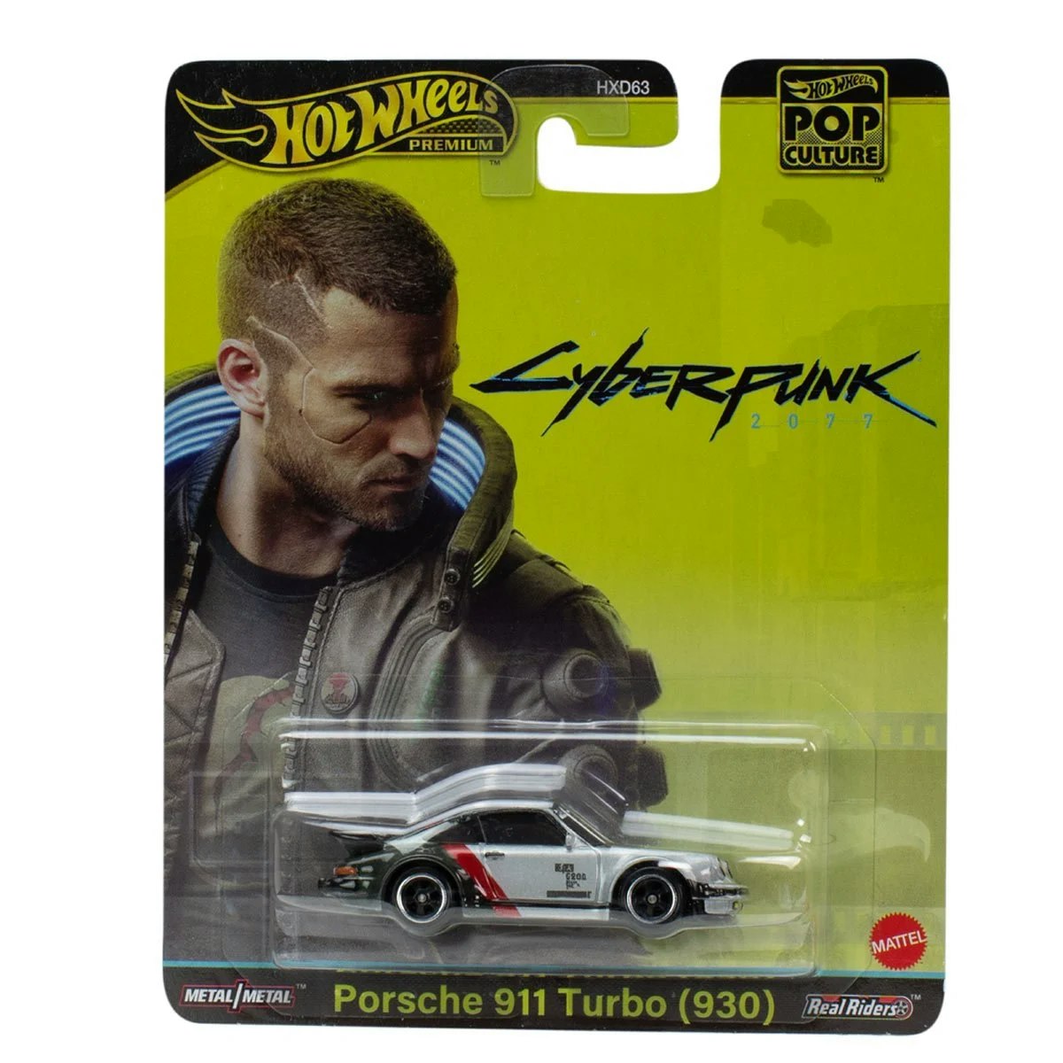 Hot Wheels Pop Culture Porsche 911 Turbo 930 (Cyberpunk 2077)
