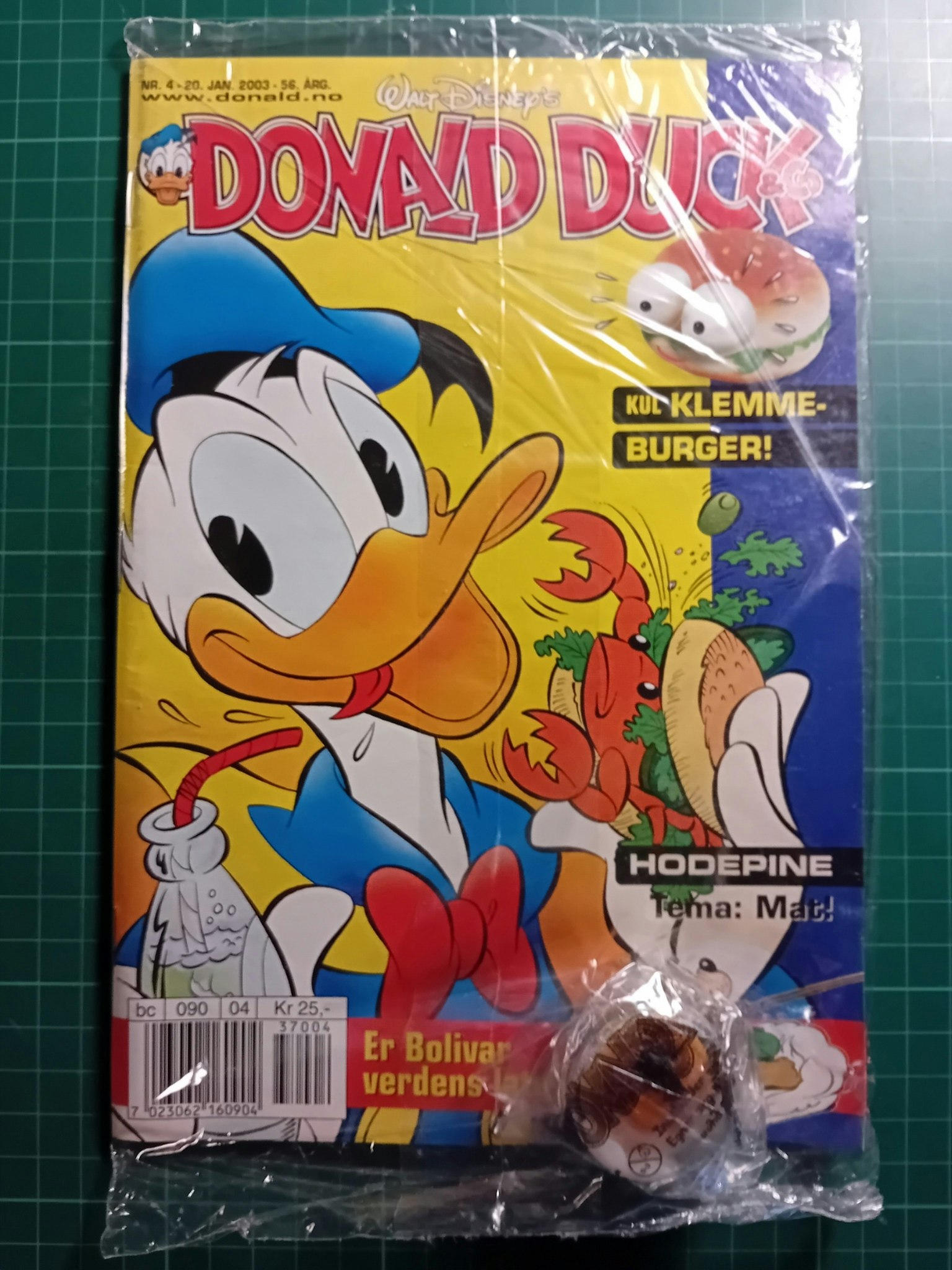 Donald Duck & Co 2003 - 04 Forseglet m/klemmeburger