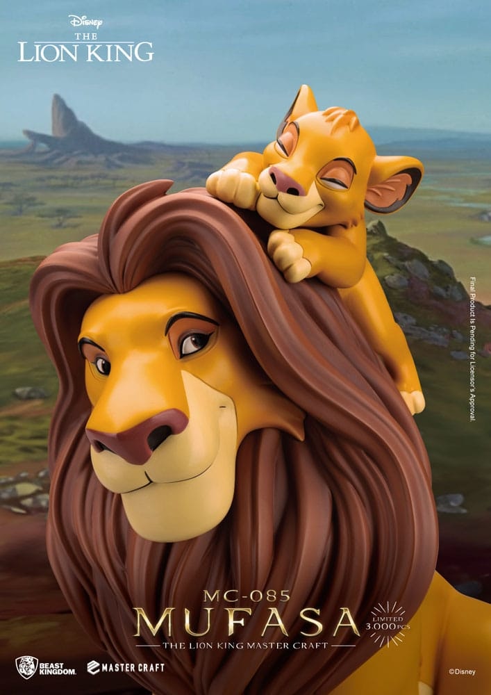 Disney Master Craft Statue The Lion King Mufasa 36 cm (Totalpris 3.995,-)