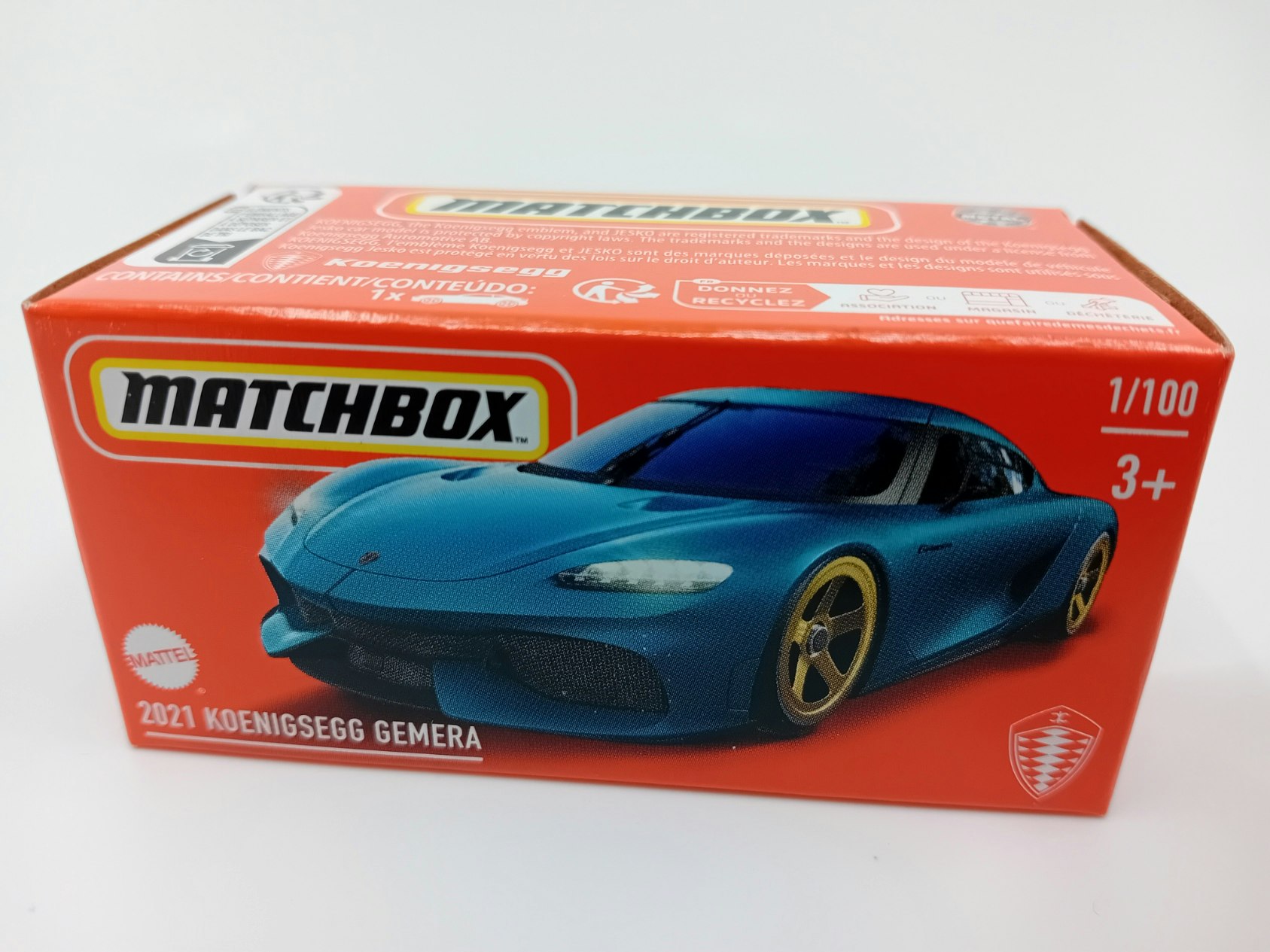 Koenigsegg Gemera 2021 Blå
