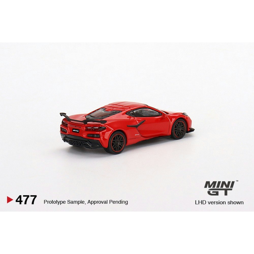 MINI GT 1:64 Chevrolet Corvette Z06 2023 Torch Red RHD