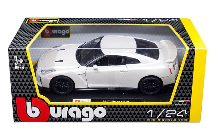 Nissan Gt-R 2017 1:24 Hvit
