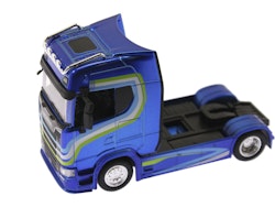 Scania S730 Blå 1:43 Street Fire Haulers Custom Cabs