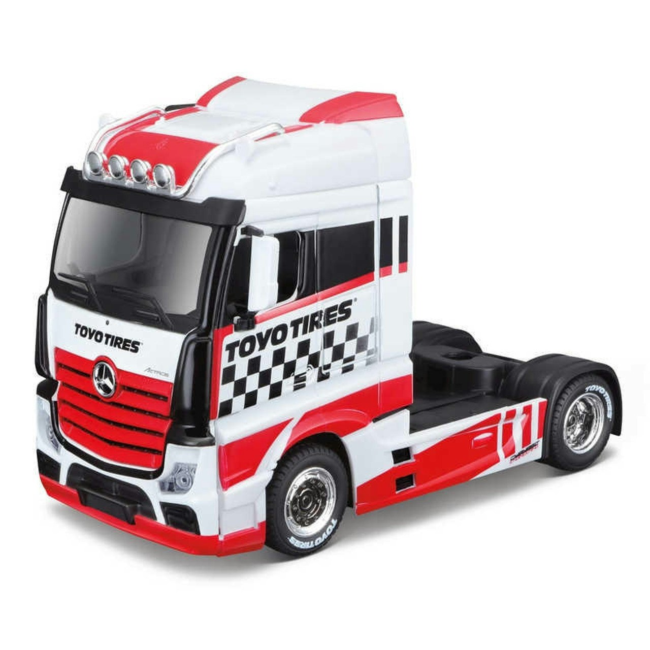 Mercedes Benz Actros Gigaspace Toyo Tires 1:43 Street Fire Haulers Custom Cabs