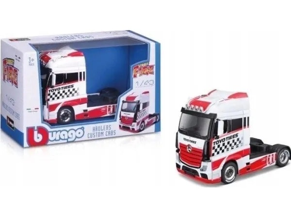 Mercedes Benz Actros Gigaspace Toyo Tires 1:43 Street Fire Haulers Custom Cabs