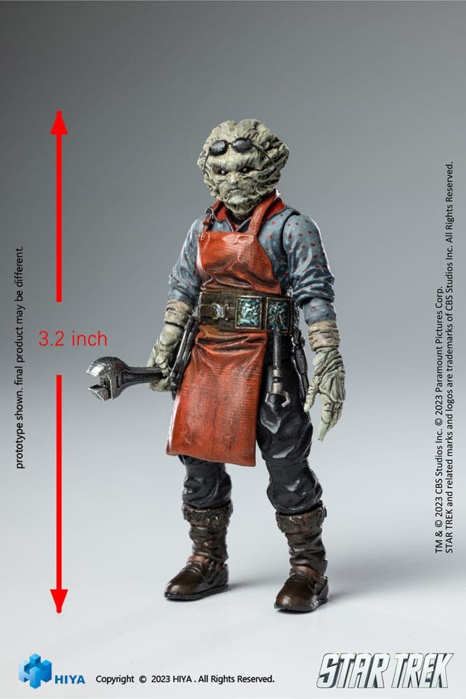 Star Trek Exquisite Mini Action Figure 1/18 Star Trek 2009 Keenser (Totalpris 398,-)