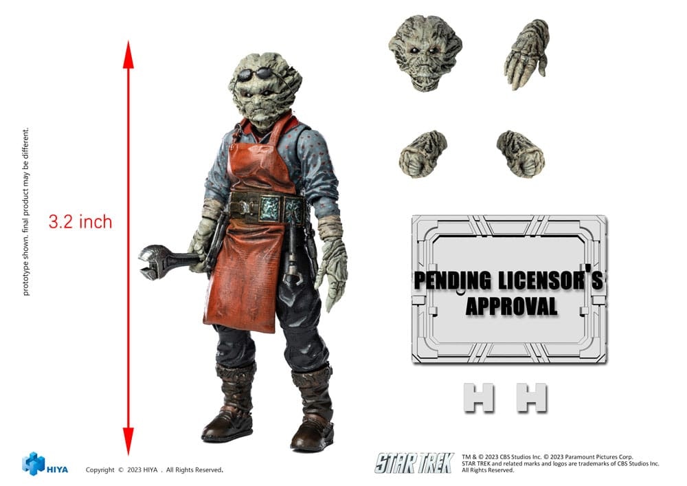 Star Trek Exquisite Mini Action Figure 1/18 Star Trek 2009 Keenser (Totalpris 398,-)