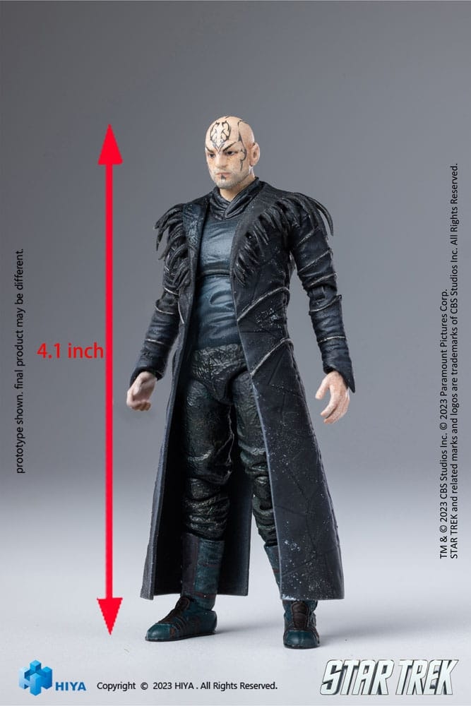 Star Trek Exquisite Mini Action Figure 1/18 Star Trek 2009 Spock Prime (Totalpris 479,-)