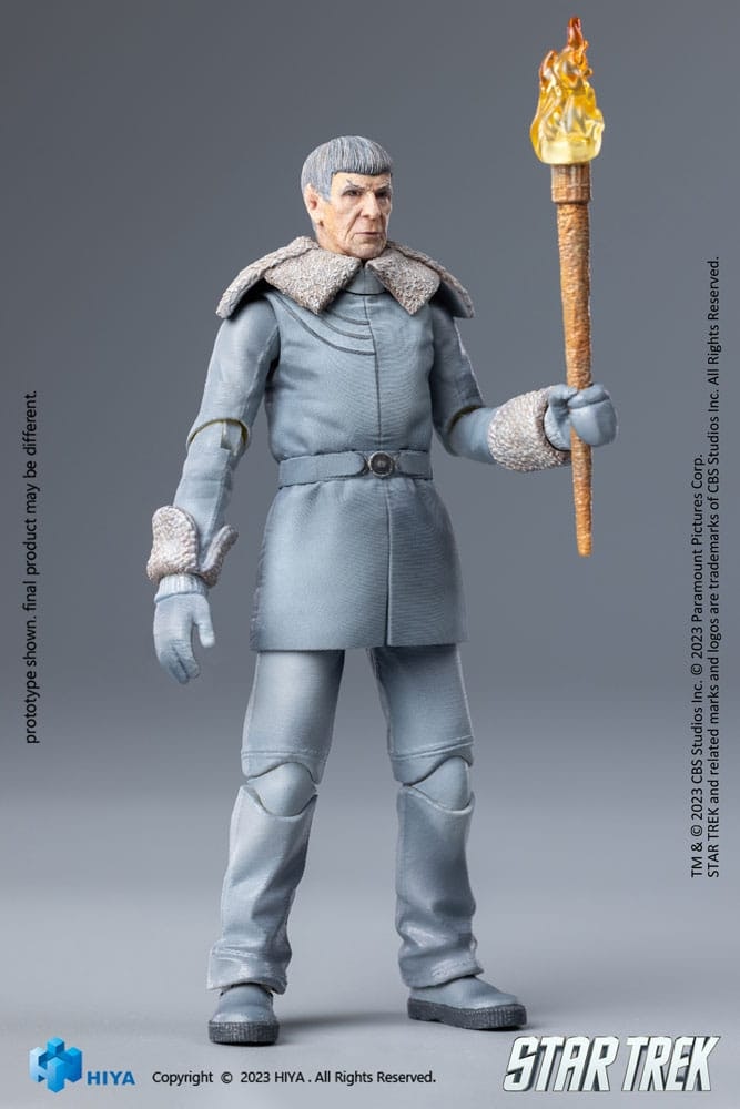 Star Trek Exquisite Mini Action Figure 1/18 Star Trek 2009 Spock Prime (Totalpris 479,-)