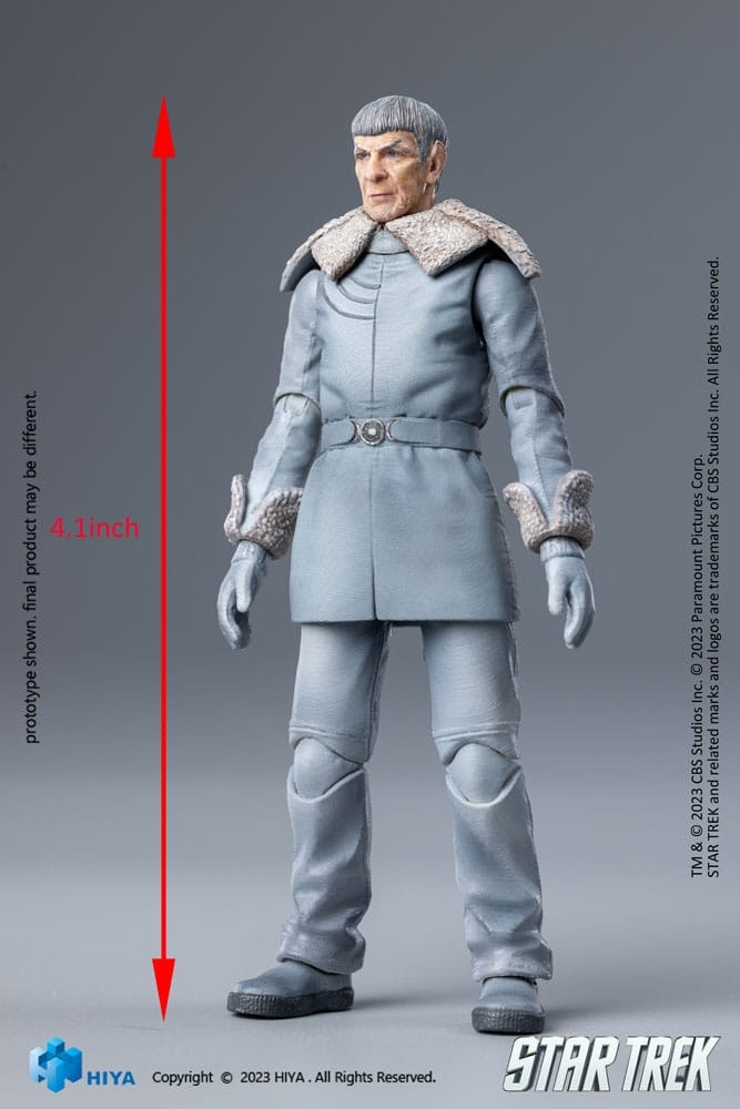 Star Trek Exquisite Mini Action Figure 1/18 Star Trek 2009 Spock Prime (Totalpris 479,-)