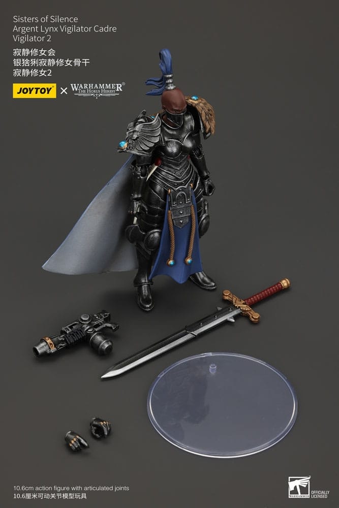 Warhammer The Horus Heresy Actionfigur Sisters of Silence Argent Lynx Vigilator Cadre Vigilator 2 19 cm (Totalpris 698,-)