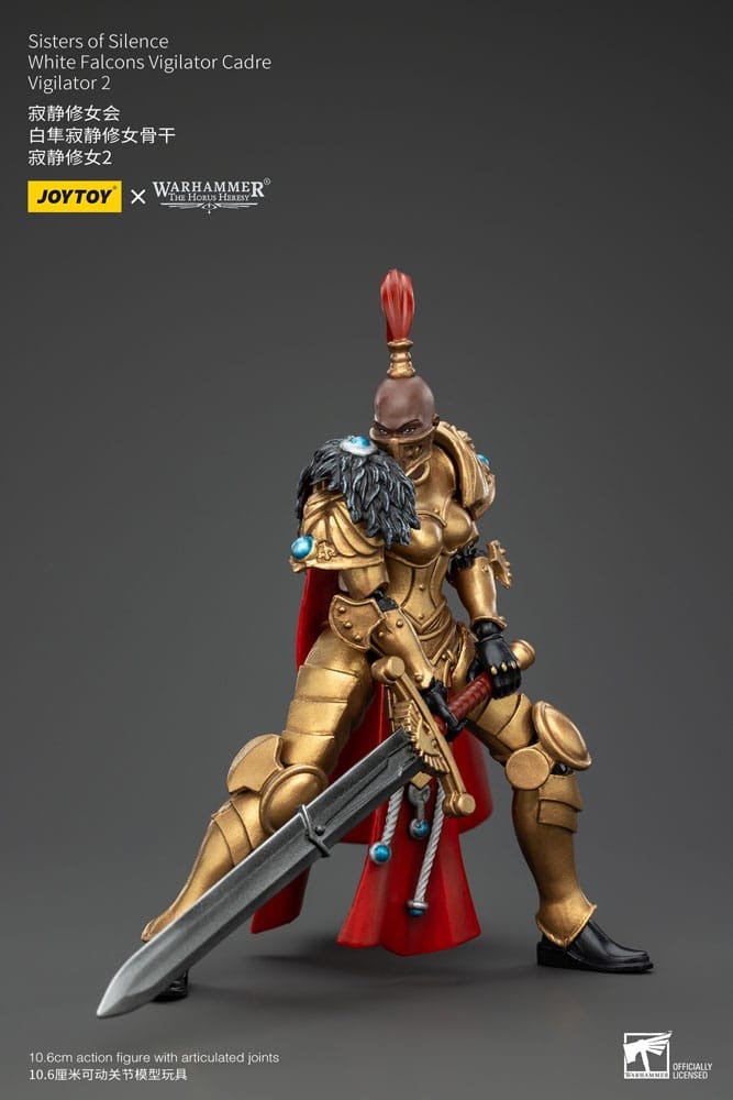 Warhammer The Horus Heresy Actionfigur Sisters of Silence White Falcons Vigilator Cadre Vigilator 2 19 cm (Totalpris 698,-)