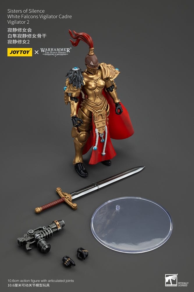 Warhammer The Horus Heresy Actionfigur Sisters of Silence White Falcons Vigilator Cadre Vigilator 2 19 cm (Totalpris 698,-)